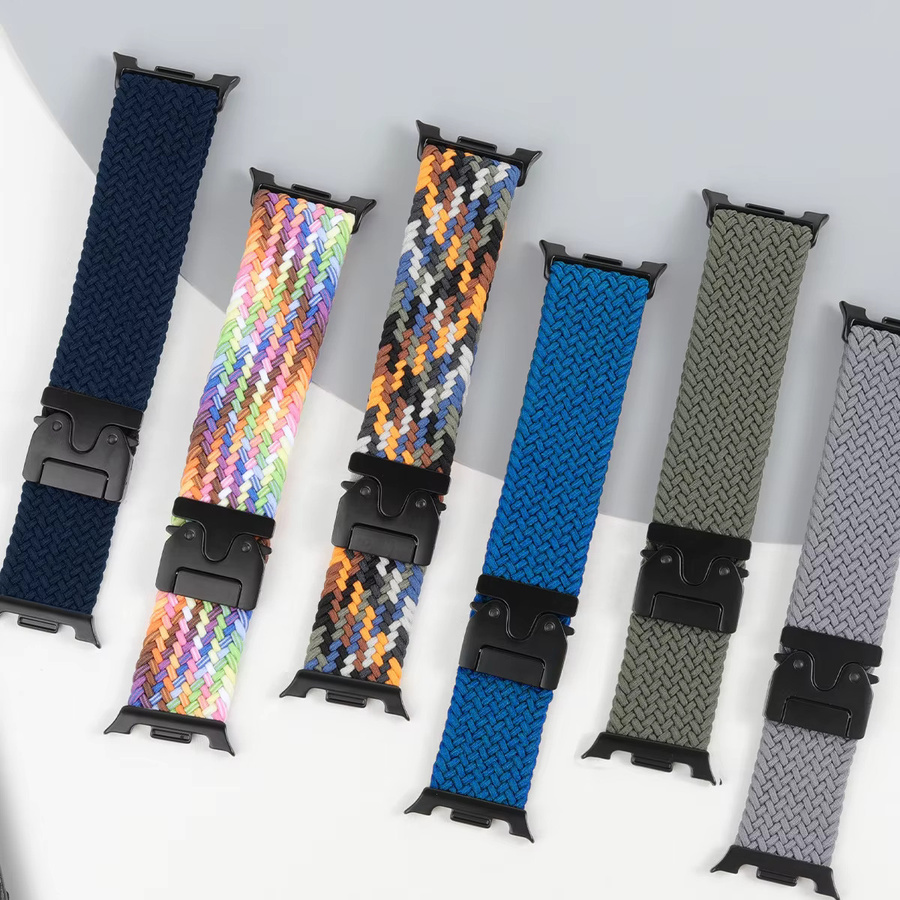 Geekthink Uhrenarmband Textil/NATO, Schwarz, Unisex - Bild 2