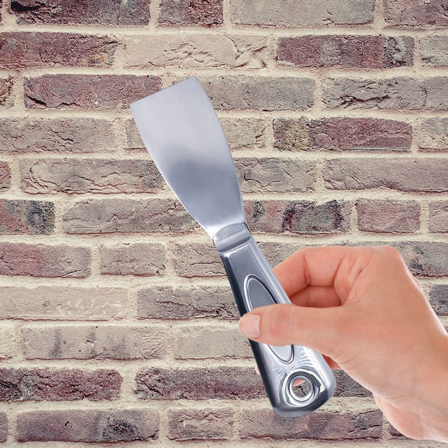 Homyl Trockenbau Spachtel zum Finishing und Reinigen für Gips und Wanddekoration, Farbe: Silber - Bild 2