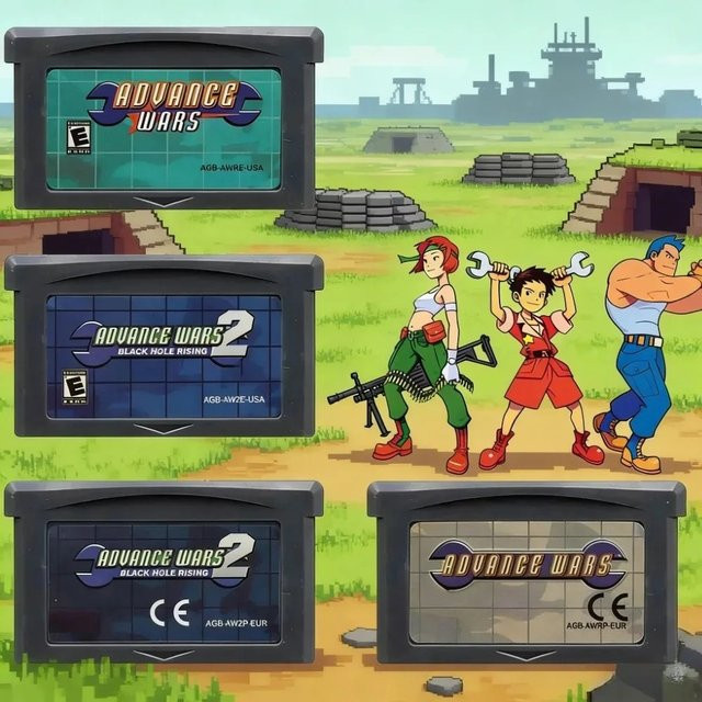 Advance Wars 2, Videospiel mit GBA, Englische Version - Bild 1