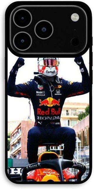 MANIACASE iPhone 17 Pro Max Hülle Max Verstappen Formel 1 Schwarz - Bild 1