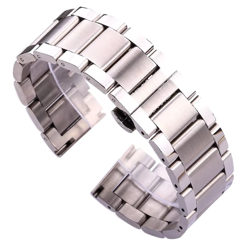 DUTRIEUX Uhrenarmband Edelstahl, Silber, Unisex - Bild 2