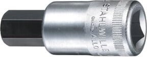 Stahlwille Schraubendrehereinsatz 1/2 Zoll 10 mm in Silber aus Edelstahl - Bild 1