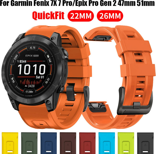 JBAILI Uhrenarmband Silikon, Sport, Unisex, Bunt - Bild 1