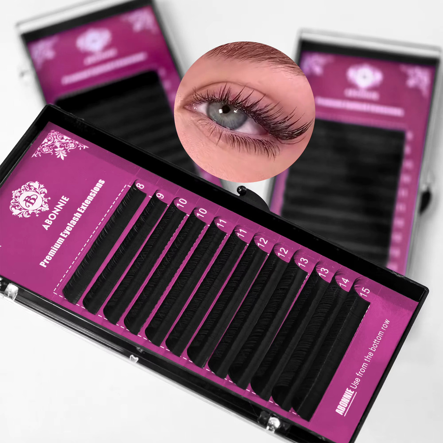 Abonnie Wimpern-Set Volumen-Wimpernverlängerungen, Black, Unisex - Bild 7