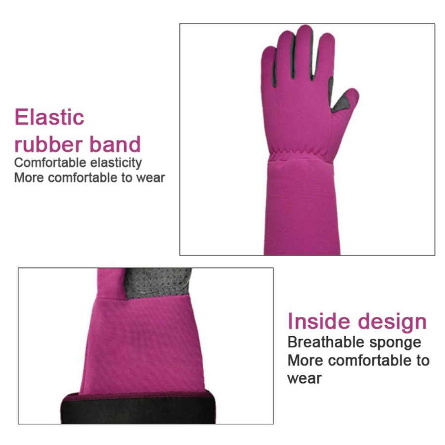 Rutschfeste und strapazierfähige Gartenhandschuhe von Household supplies MH in Größe M für Gartenbau und Bauarbeiten, unisex, aus Nylon und nicht gewebtem Material - Bild 2