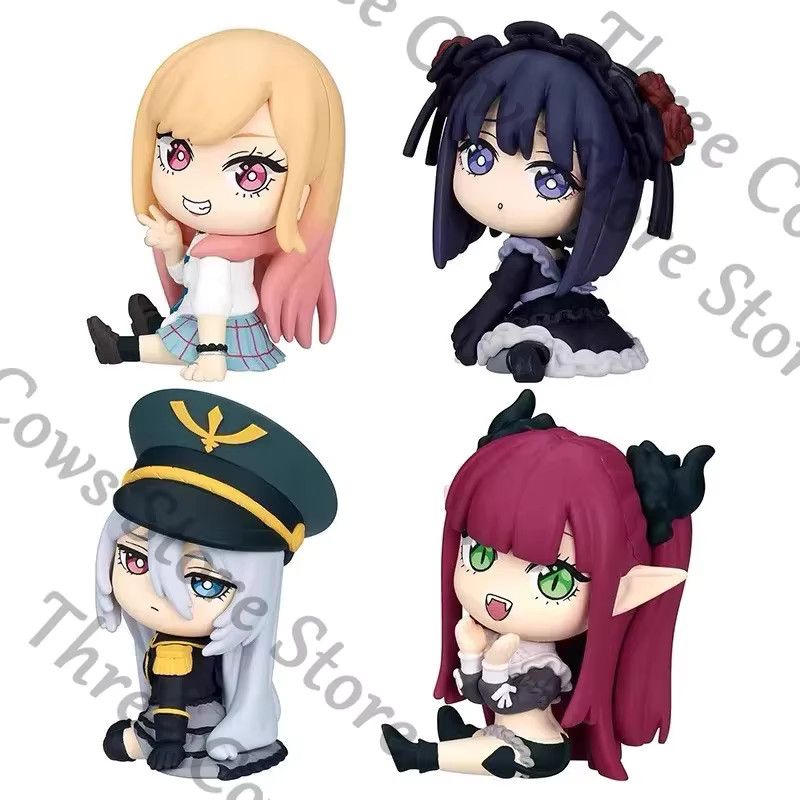 TLIT Anime My Dress-Up Darling Kitagawa Marin Black Lobelia Cosplay Figur Modell in Sitzposition - Bild 1