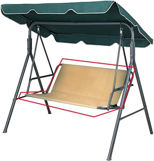 Star Garden Ersatz-Gartenschaukelsitzbezug aus Polyester in Beige, wasserabweisend und pflegeleicht - Bild 1