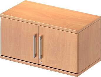Schäfer Shop Genius Aufsatz-Flügeltürenschrank TETRIS WOOD mit 1 Tür in Buche-Dekor, Breite: 80 cm - Bild 1