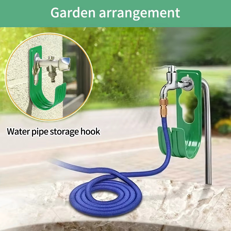 Pengliu Wandmontierte Schlauchhalterung für den Garten in Blau - Bild 3