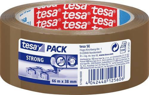 tesapack Verpackungsband Tesa in Chamois Braun, Breite: 38 mm, Länge: 66 m - Bild 1