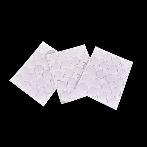 Velishy 100 Stück Runde 3D Kristall Klebe-Domes aus transparentem Epoxy-Harz für Flaschendeckel, Durchmesser: 2,54 cm - Bild 2