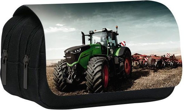 Var Vogue Traktor-Federmäppchen doppellagig, mehrfarbiges Schreibwaren-Etui aus Nylon für Grund- und Sekundarschüler - Bild 1
