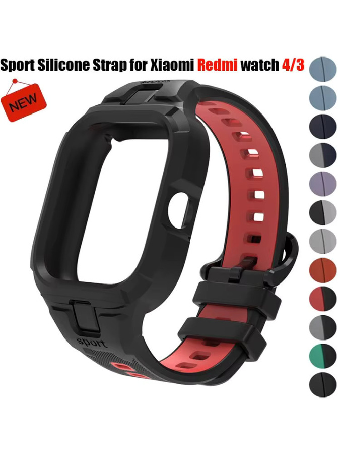 CAOWTAN Uhrenarmband Silikon, Unisex, für Xiaomi Redmi Watch5 4 Watch3 - Bild 7