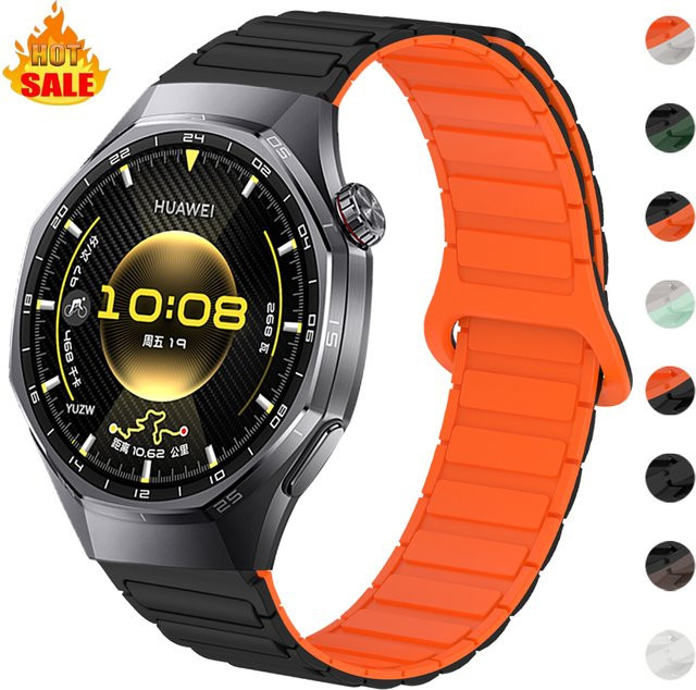Uhrenarmband Silikon, Schwarz, Unisex, 20mm 22mm - Bild 1