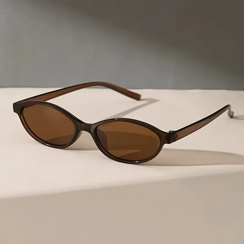 ERIKOLE Brille, Unisex, Vollrand, oval, Kunststoff, braun - Bild 2