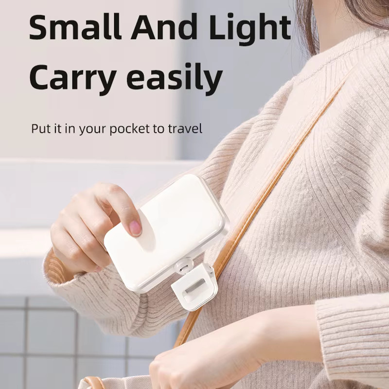LED Selfie Ringlicht Clip-Lampe für iPhone, iPad, Handy und Laptop zur Fotografie und Videografie - Bild 5