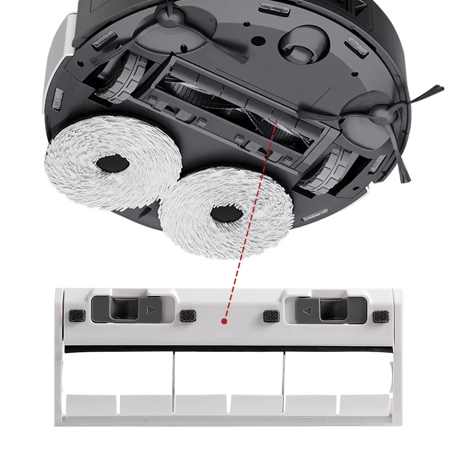 Ecovacs Hauptbürstenabdeckung für DEEBOT T10 OMNI/TURBO/MAX und X1 OMNI/TURBO/MAX/X1S PRO/T20/PRO/MAX/PRO PLUS in Weiß - Bild 5