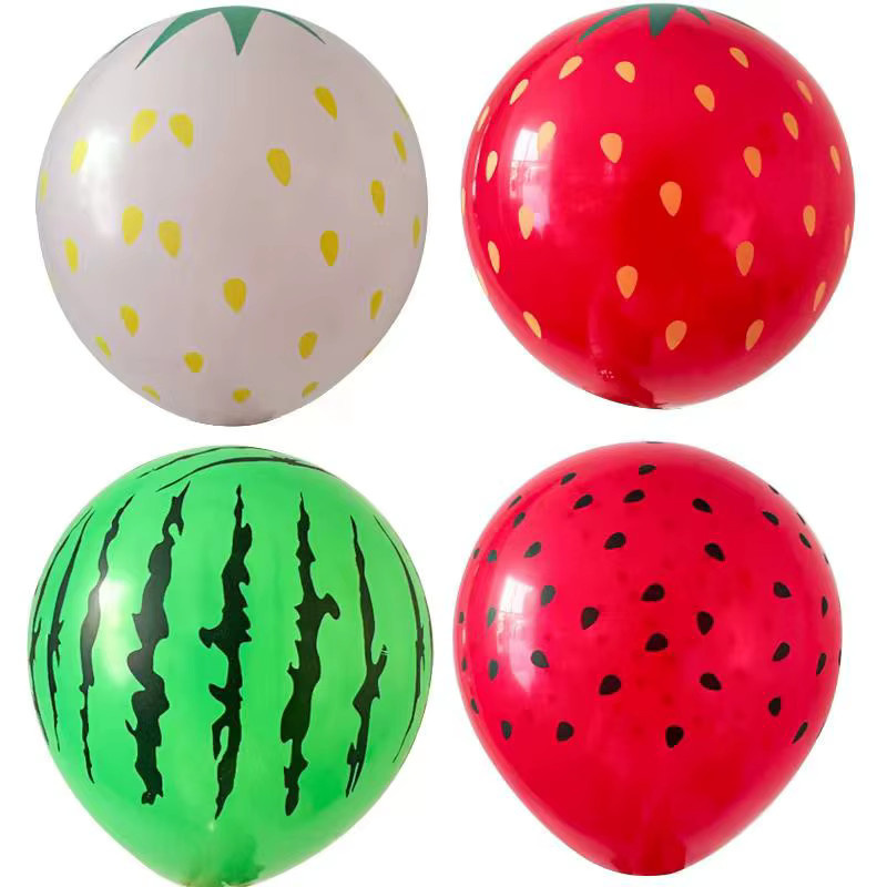 Alvparty Erdbeere Wassermelone Obst Ballon, 12 Zoll - Bild 3