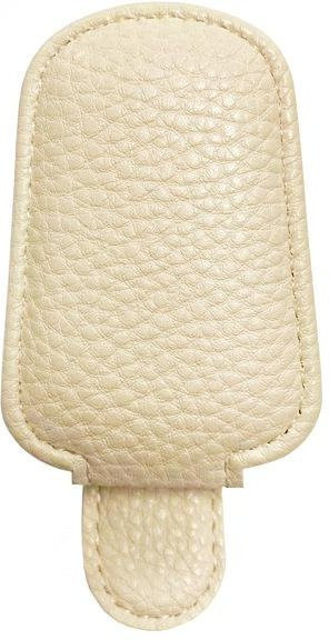 Motorgo Brillenhalter Leder, beige - Bild 1