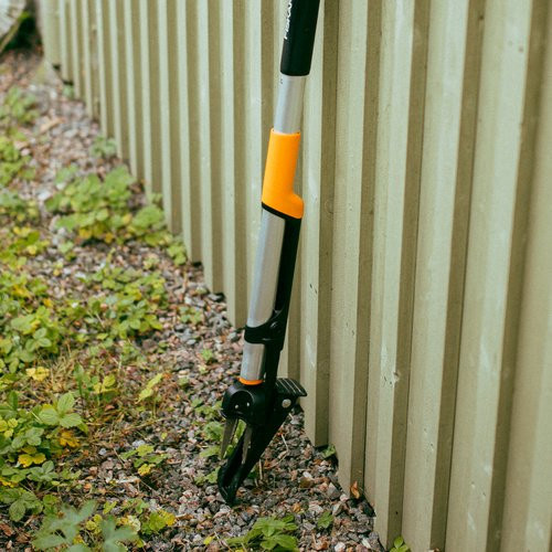 Fiskars Unkrautstecher Ergonomic mit Bent Shaft, Teleskopierbar, orange/schwarz, Höhe: 106,2 cm - Bild 2