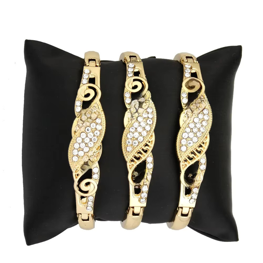 Sunspicems Armband, Gold Farbe, Kristall, Damen - Bild 5