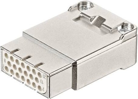 Harting Crimpanschluss Buchse 4A 09142203113 in Silber aus Kunststoff - Bild 1