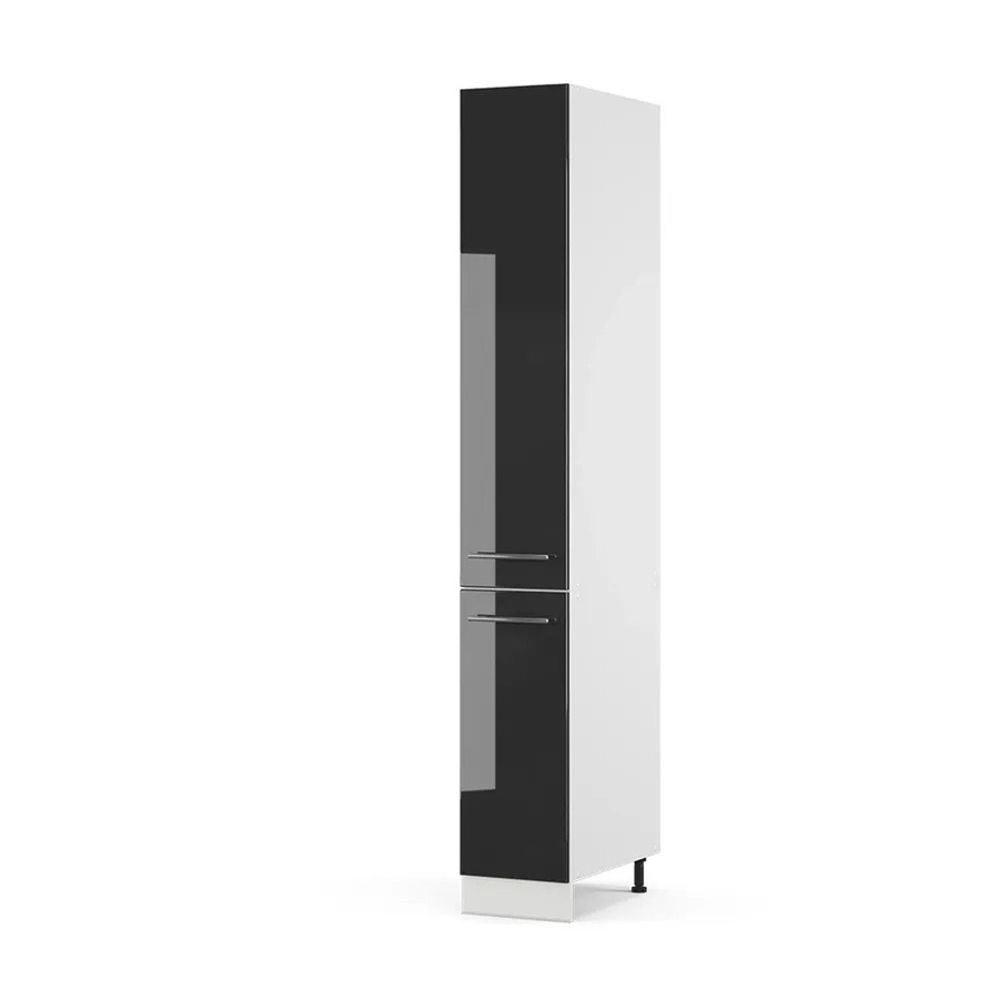 Vicco Apothekerschrank Fame-Line Medizinschrank für die Küche Anthrazit Hochglanz/Weiß B: 30 cm, H: 58 cm, T: 206,8 cm - Bild 2