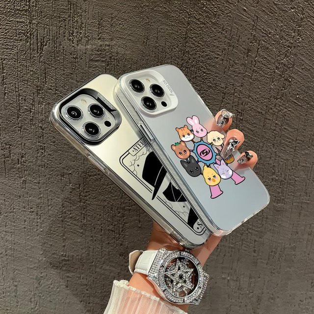 Stoßfeste matte Handyhülle im ATEEZ Kpop Design für iPhone 17 16 15 14 13 12 11 Pro Max Plus und 17 Air, Farbe: Transparent - Bild 1