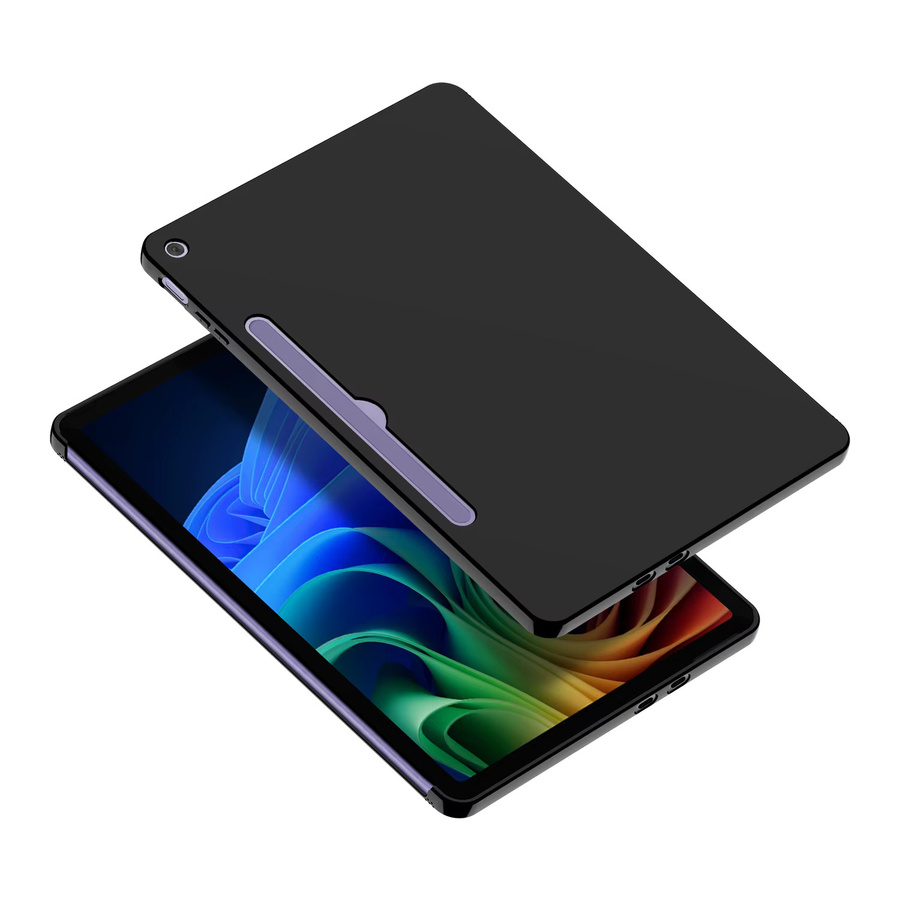 AJIUYU Silikon TPU Schutzhülle für Microsoft Surface Pro 12 Zoll 2025 in Schwarz - Bild 3