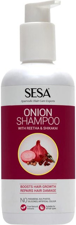 Sesa Zwiebelshampoo mit Reetha und Shikakai, 300 ml, für trockenes Haar