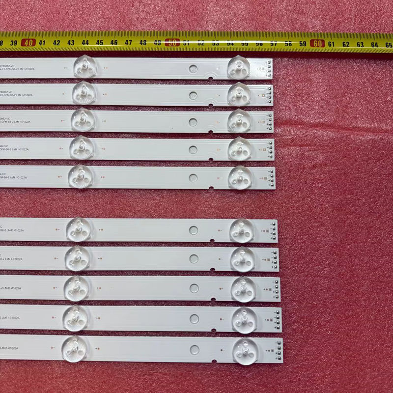 10 Stück LED-Streifen Set in Weiß für Sony KD-55XH8096 KD-55XH8196 XBR-55X800H XBR-55X81CH XBR-55X80CH - Bild 4
