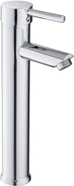 Fackelmann Stand-Armatur New York Einhebelmischer Chrom Glanz mit Pop-up-Abfluss, Höhe: 125 cm, Breite: 30 cm, Tiefe: 70 cm - Bild 1