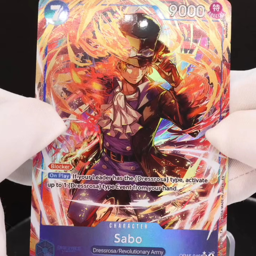 Bandai One Piece Sabo, Sammelkarten, Blau, Englisch - Bild 4