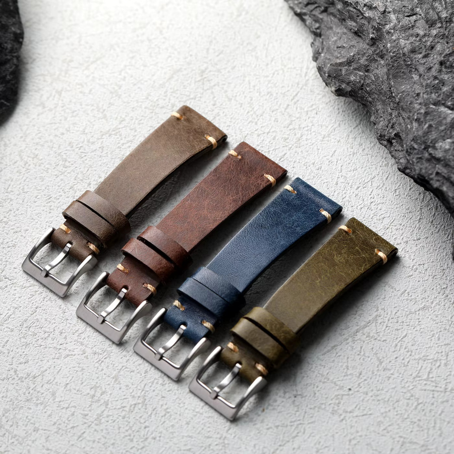 Raystray Uhrenarmband Rindsleder, Vintage, Herren - Bild 2