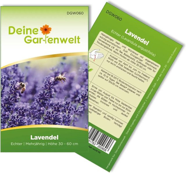 Deine Gartenwelt Lavendel Echter Lavendel Samen für das Freiland - Bild 1