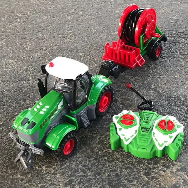 CONUSEA Bauernhof Traktor, RC Modell, 1:24, mit Anhänger - Bild 1