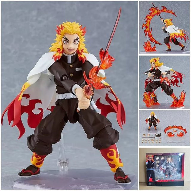 Figma Dämonentöter Tanjiro Kamado Nezuko Zenitsu Kyojuro Rengoku Actionfiguren - Bild 1