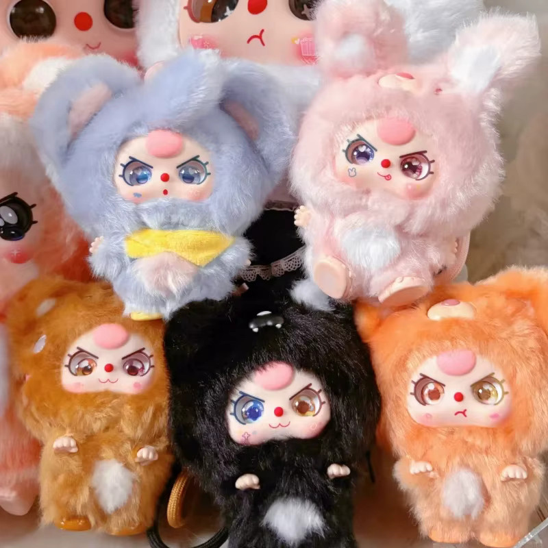 52TOYS Baby Three Mini Hug Vinyl Plüsch Blind Box, Puppe, Taschenanhänger - Bild 3
