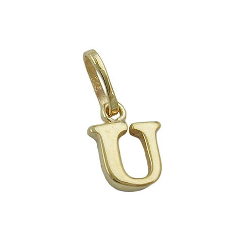 Colfem Anhänger Buchstabe U, 375 Gold, Unisex - Bild 1