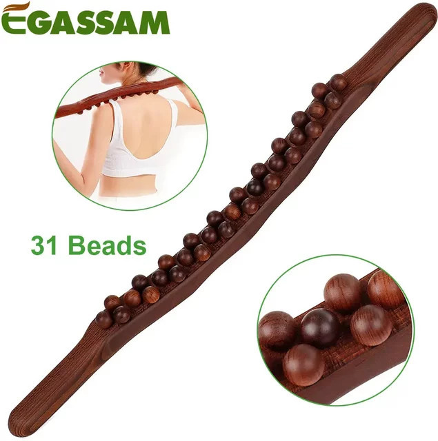 EGASSAM Gua Sha Holzstab-Werkzeug, Unisex - Bild 1