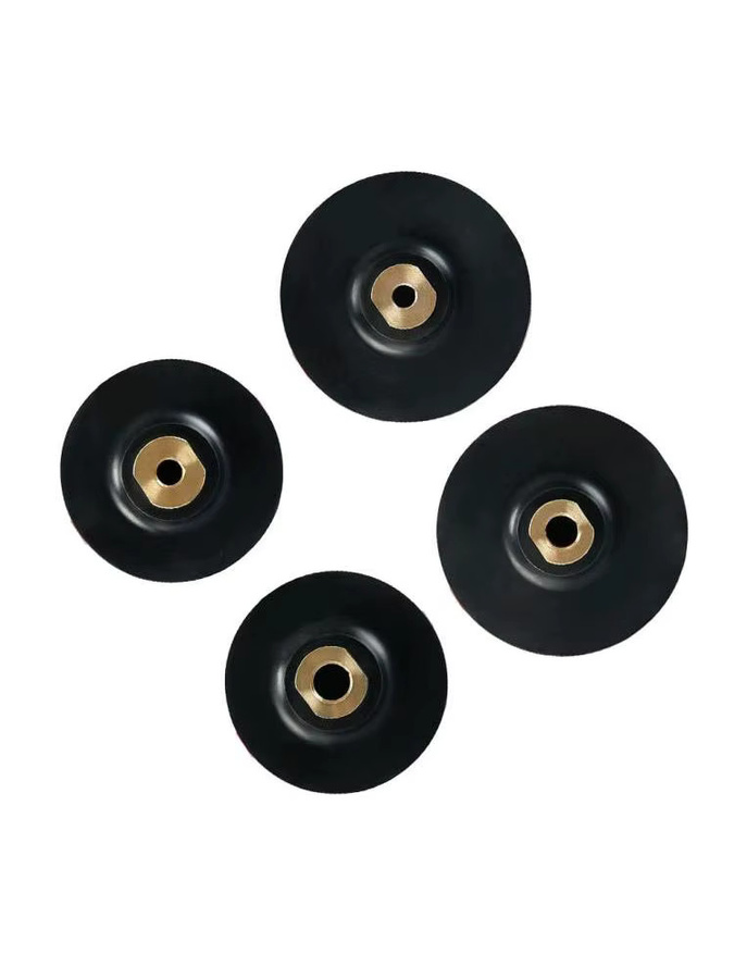 Vibratite Gummi Stützteller in Schwarz mit M10 für M14 Gewinde für Winkelschleifer und Polierpads - Bild 7