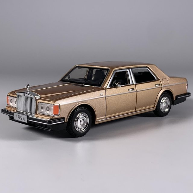 1994 Rolls Royce Silver Spur Limousine, Modellauto, 1:32, Metall, gold - Bild 1