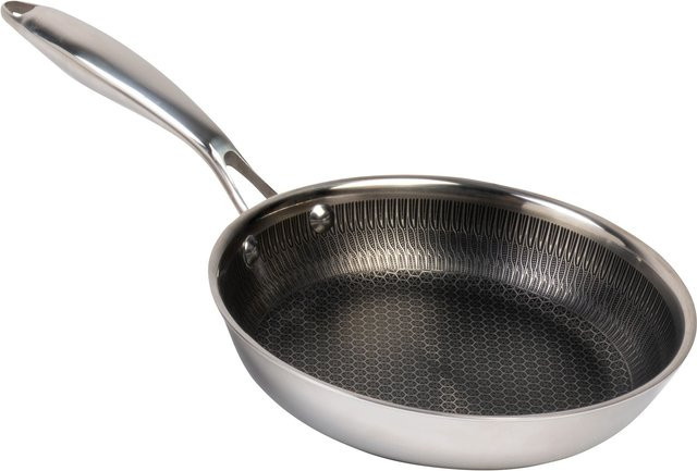 Genialo Edelstahl-Pfanne Premium Polygon in Silber - Bild 1
