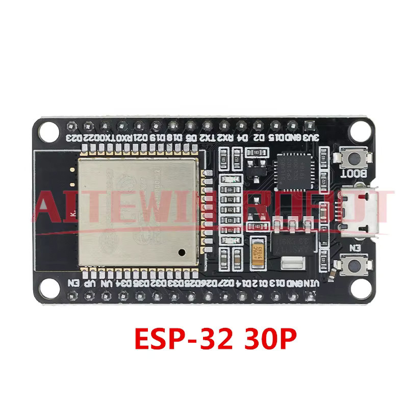 AITEWIN ROBOT ESP32-Entwicklungsboard 30PIN mit USB-C, WiFi und Bluetooth in Schwarz - Bild 2
