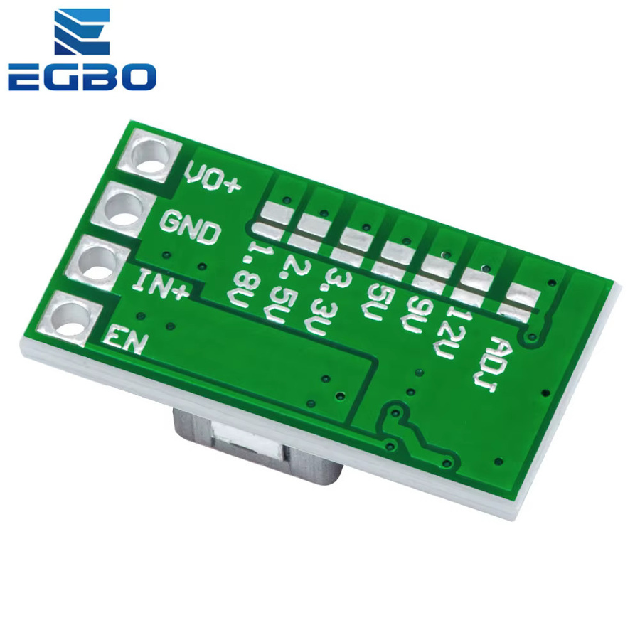 10er Set EGBO Mini DC-DC Step Down Netzteil Modul, Einstellbarer Spannung Buck Konverter 12-18V zu 5V 3A, Farbe: Grün - Bild 3