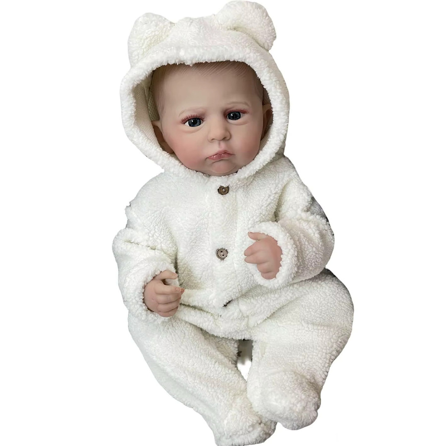 Cokela Babypuppe, realistische Vinylpuppe, Silikon, 48 cm - Bild 1