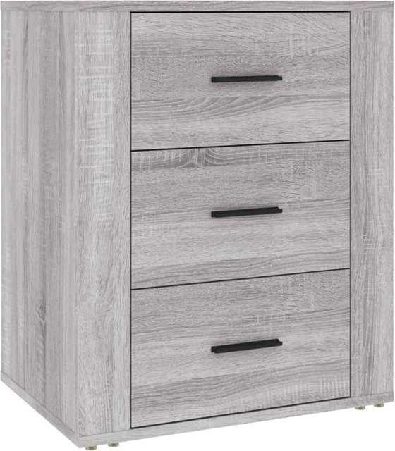 vidaXL Nachttisch Modell 3 in Grau Sonoma aus Holzwerkstoff, B/T/H: 50 x 36 x 60 cm - Bild 1