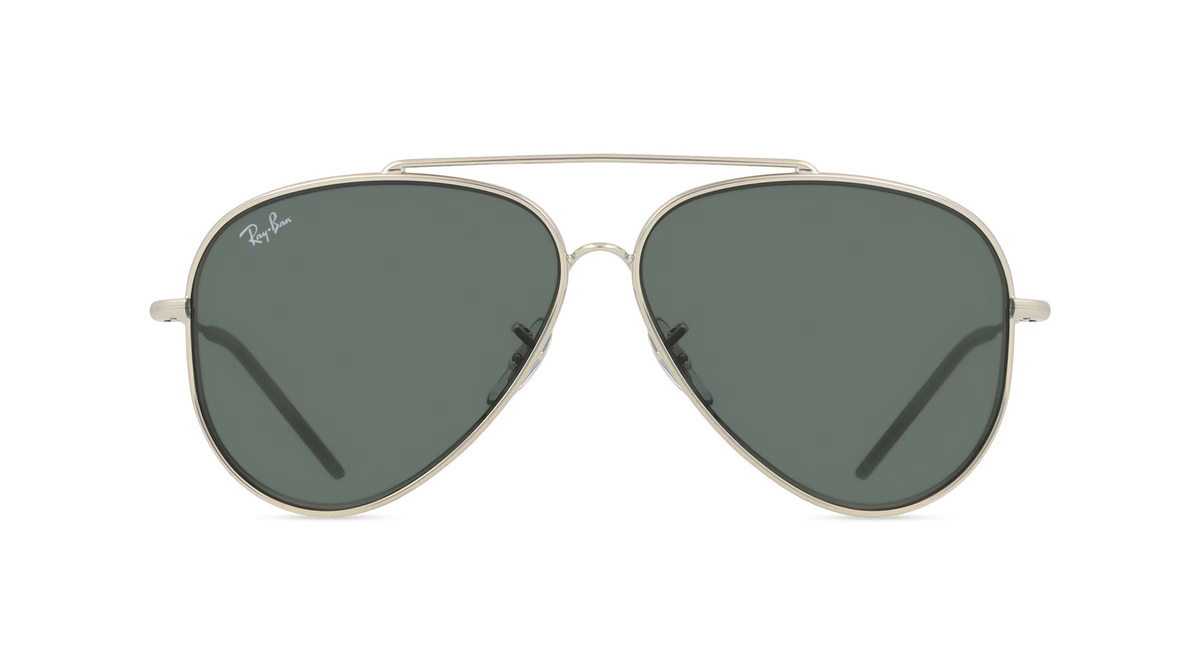 Ray-Ban RBR0101S Sonnenbrille Aviator, Vollrand, Metall, Unisex, silber - Bild 1