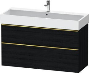 Duravit Waschtischunterschrank D-Neo in Weiß Hochglanz, Wandmontage, B/T/H: 118,4 x 44,2 x 62,5 cm - Bild 1