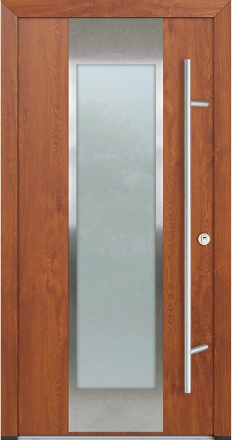 FM Türen Innenbeschläge Set Modell 08 AS68 in Goldene Eiche, Rechts, B: 100 cm, H: 210 cm - Bild 1